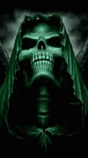 💀 череп, смерть, мрачный жнец, фэнтези, ужасы telegram sticker