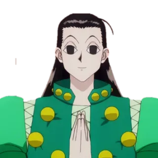 🙏 Illumi Zoldyck Hunter x Hunter anime, hunter x hunter, illumi zoldyck, zoldyck, cartoon telegram sticker