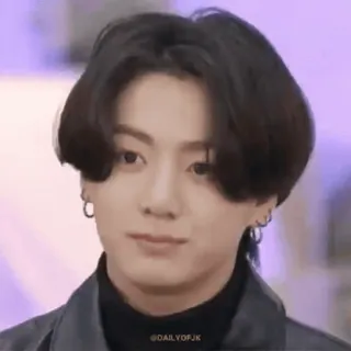 😐 Jungkook DAILYOFJK человек, знаменитость, певец, kpop telegram sticker