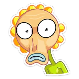 😧 sticker, dibujos animados, personaje, gracioso, raro, ilustración whatsapp sticker