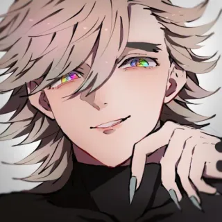 ⛓️ Douma Demon Slayer Anime, Dämon, Douma, Charakter, Demon Slayer, Bösewicht telegram sticker