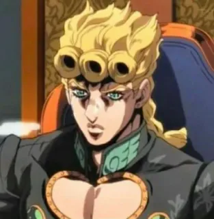 ✨ Giorno Giovanna JoJo's Bizarre Adventure Anime, Personage, Jojo, Giorno Giovanna telegram sticker