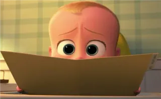 👀 Boss Baby The Boss Baby baby, cartoon, boss baby, film, animation whatsapp sticker