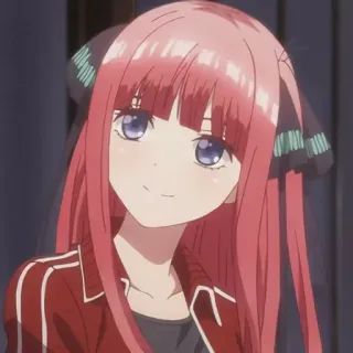 🙂 Nino Nakano The Quintessential Quintuplets anime, character, girl, Nino Nakano, The Quintessential Quintuplets telegram sticker