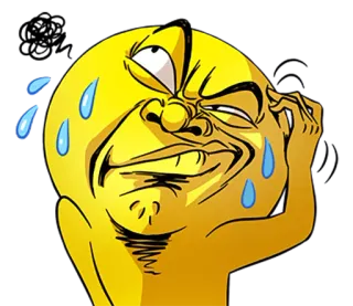 🤔 Meme, Biểu cảm, Hài hước, Văn hóa mạng, Cảm xúc, Trollface telegram sticker
