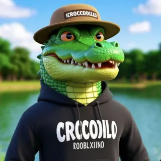 🤩 CROCCDDLLO
CROCCODILO
ROOBLXIINO coccodrillo, cartone animato, animale, rettile, felpa con cappuccio, cappello telegram sticker