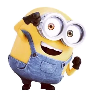 😃 Minion minion, despicable me, cartoon, animation, character, funny telegram sticker