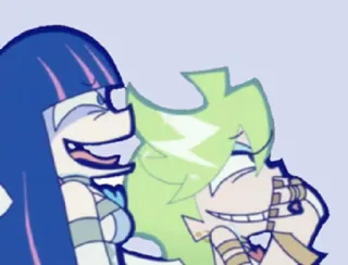 Panty & Stocking with @Mafkumin telegram stickers