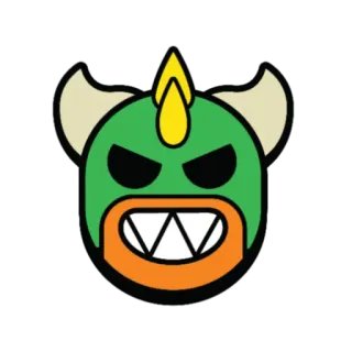 😠 Videospiel, Charakter, Cartoon, Maske telegram sticker