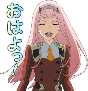 DARLING in the FRANXX :: @line_stickers telegram stickers