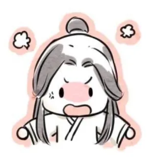🤬 злой, чиби, мультяшный, персонаж whatsapp sticker