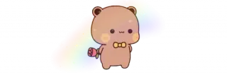 💞 หมี, รุ้ง, ดอกไม้, น่ารัก, การ์ตูน telegram sticker