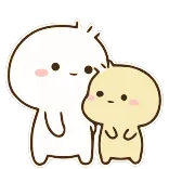 🙆♀️ lindo, dibujos animados, kawaii, amigos, adorable, personaje telegram sticker