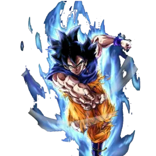 👊 Goku Dragon Ball Goku, Dragon Ball, anime, manga, super saiyan, vechten, kracht, cartoon telegram sticker