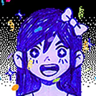 🥳 Dessin animé, Fille, Anime, Célébration, Joyeux telegram sticker