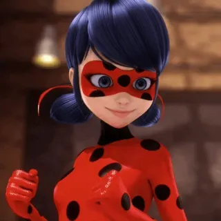 🙂 Ladybug Miraculous: Tales of Ladybug & Cat Noir ladybug, miraculous, tales of ladybug, cat noir, cartoon character, superhero whatsapp sticker