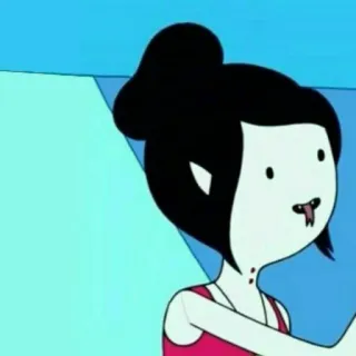 🖤 Marceline Adventure Time мультфильм, вампир, Время приключений, Марселин, анимация, телешоу telegram sticker