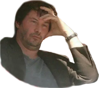 🤦‍♀️ Keanu Reeves Keanu Reeves, sad, meme, actor, man, celebrity telegram sticker