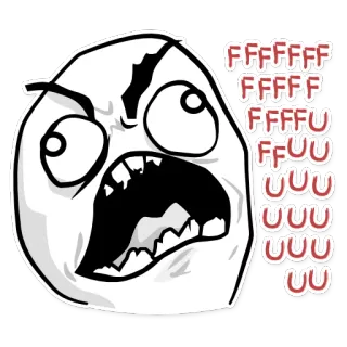 RAGEfaces whatsapp stickers