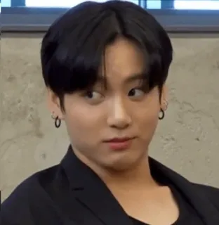 😏 Jungkook kpop, chanteur, personne, célébrité, bts telegram sticker