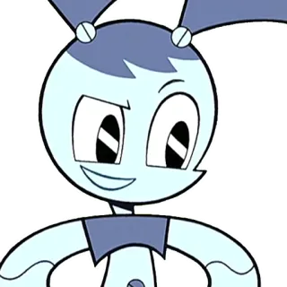 🙃 Jenny Wakeman My Life as a Teenage Robot dessin animé, robot, Jenny Wakeman, Nickelodeon, personnage telegram sticker