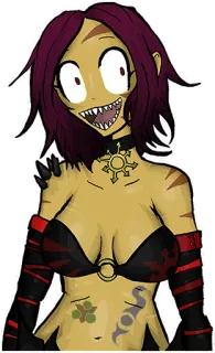 Cultist-chan (RUS) telegram stickers