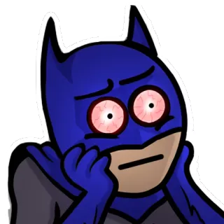💤 Batman การ์ตูน, แบทแมน, ตลก, มีม, ตา telegram sticker