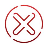 ❌