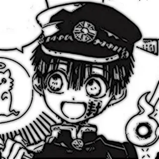 🔭 Hanako-kun Toilet-bound Hanako-kun Anime, Manga, Personnage, Hanako-kun, Toilet-Bound telegram sticker