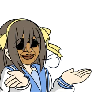 🤷‍♂️ Anime, Cartoon, Figur, Meme, Achselzucken, Verwirrt telegram sticker