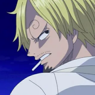 🎷 Sanji One Piece Anime, Zigarette, Kochen, Pirat, Rauchen whatsapp sticker