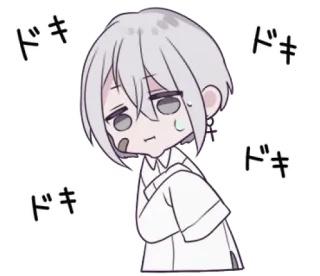 🍙 ドキ Anime, Manga, Japanisch, Sticker, Charakter, Emotion telegram sticker