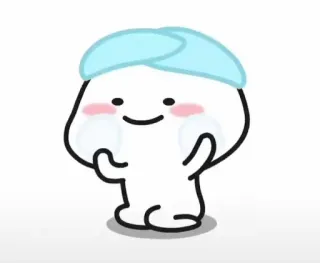 💦 cute, cartoon, character, adorable, towel telegram sticker