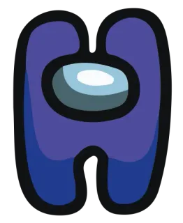 📖 among us, jeu vidéo, personnage, violet, espace whatsapp sticker