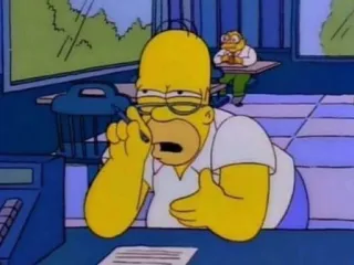 🤓 Homer Simpson The Simpsons シンプソンズ, アニメ, ユーモア, テレビ番組, アニメーション telegram sticker