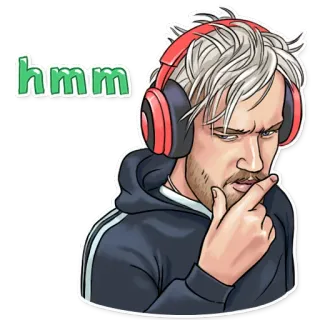 PewDiePie telegram stickers