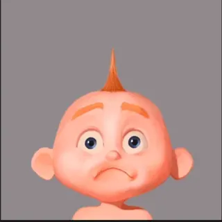 😳 Jack-Jack The Incredibles малыш, мультфильм, джек-джек, суперсемейка, pixar, disney telegram sticker