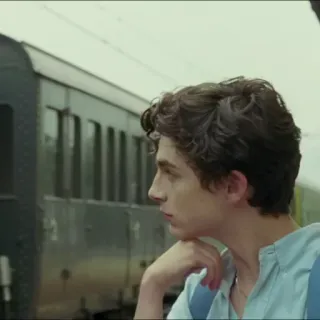 📎 Timothée Chalamet Call Me by Your Name Schauspieler, Film, Porträt, Mann, Kino, Bahnhof telegram sticker