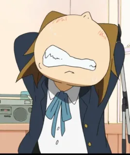 🌟 anime, cartoon, funny, meme, expression, stressed, confused telegram sticker