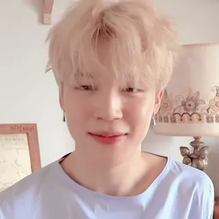 ⚔ Jimin minjeogi orang, selebriti, penyanyi, k-pop, BTS, potret, pria telegram sticker