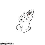 🔝 hình trắng, cười, hoạt hình, meme, hài hước telegram sticker