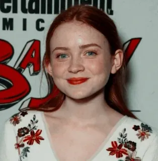 🥕 Sadie Sink Sadie Sink, Schauspielerin, Comic Con, Promi whatsapp sticker