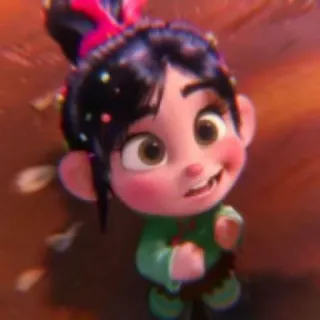 🩰 Vanellope von Schweetz Wreck-It Ralph Vanellope, Ralph el demoledor, Disney, Personaje, Dibujos animados telegram sticker