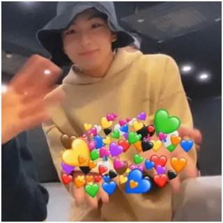 ❤️ หัวใจ, ความรัก, ความรักใคร่, น่ารัก, คน telegram sticker