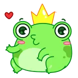 Царевна-лягушка (@TgSticker) whatsapp stickers