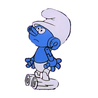 🤖 puffo, cartone animato, blu, robot, animato telegram sticker