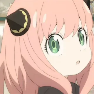 🍄 Anya Forger Spy x Family Anya Forger, Spy x Family, Anime, Kreskówka, Słodkie, Postać telegram sticker