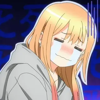 🥲 Marin Kitagawa My Dress-Up Darling Anime, Pianto, Triste, Marin Kitagawa, My Dress-Up Darling telegram sticker