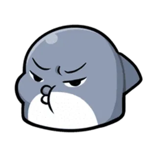 🖤 돌고래, 해양 동물, 만화, 귀여운 telegram sticker