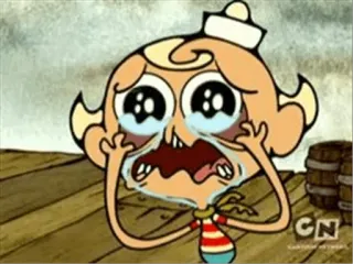 😭 Desenho animado, Chorando, Triste, Emoção, Personagem whatsapp sticker